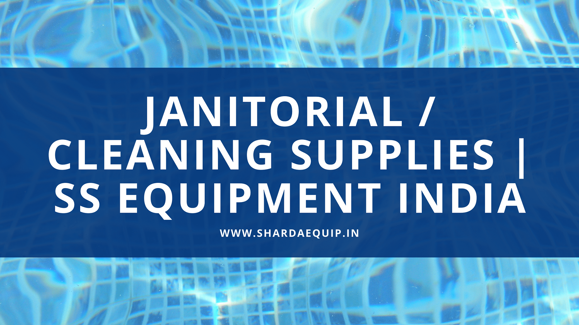  Janitorial Cleaning Supplies SS Equipment India
