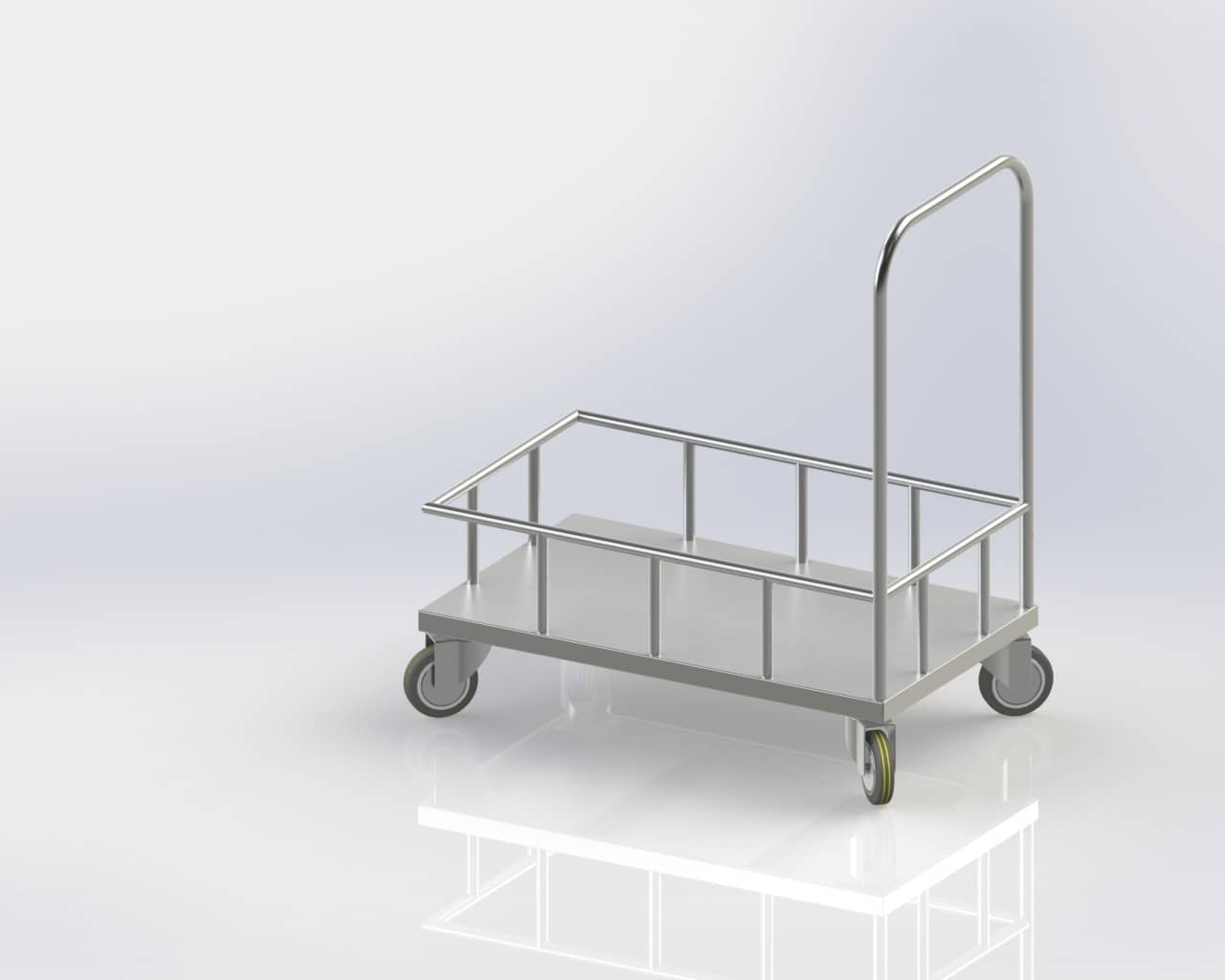 commercial Luggage Trolley for kitchen's store room