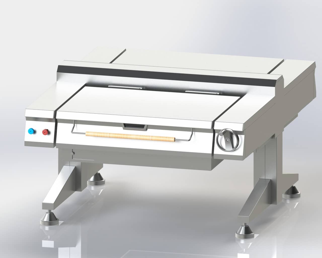 Tilting Pan Twin Unit for boiling and cooking food in bulk