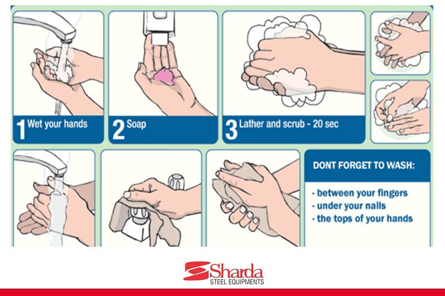 hand wash trick for food sanitary