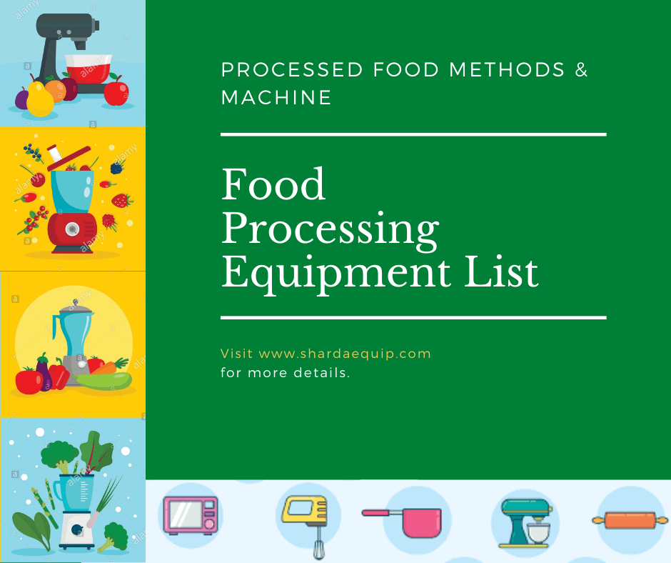 Food Processing Equipment List